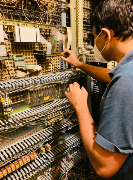 Restored industrial machines back in operation after flood recovery